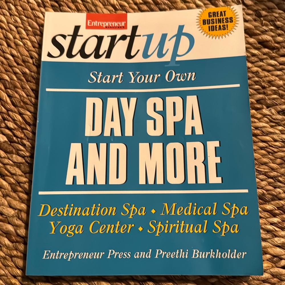 Book- Start your own- Day spa and more